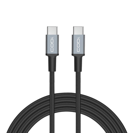 6' Braided Nylon USB-C to USB-C Charge & Sync Cable* - CODi Worldwide