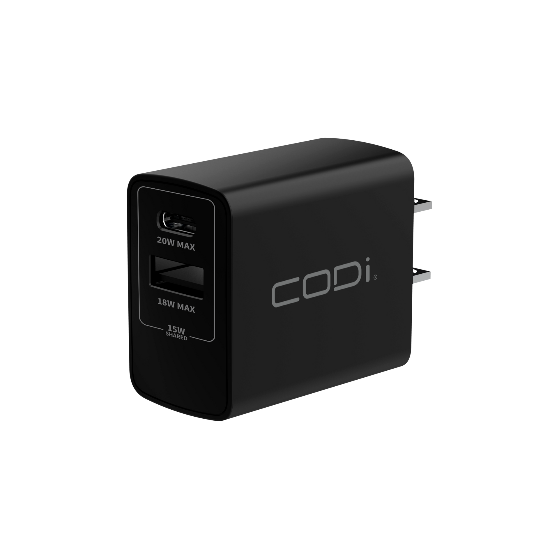 20W Dual Port Wall Charger: Fast Power for All Devices | CODi