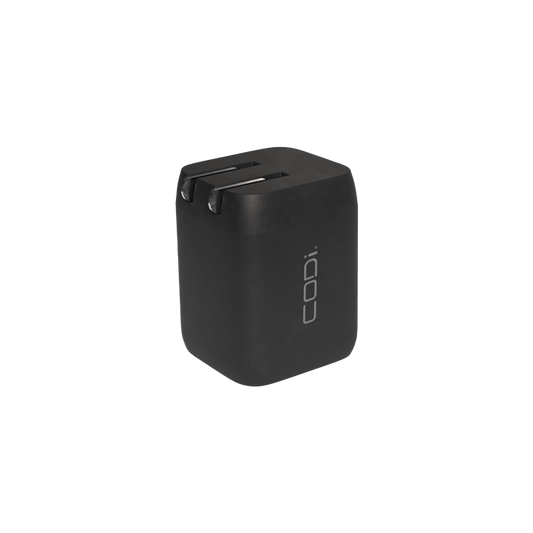 65W GaN Triple Port Wall Charger, USB-C & USB-A Outputs