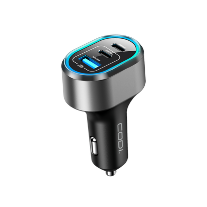 65W Triple Port Car Charger