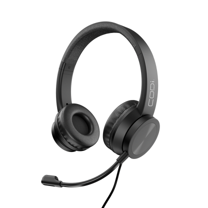 Voice-Isolating 3.5mm Headset with Boom Microphone