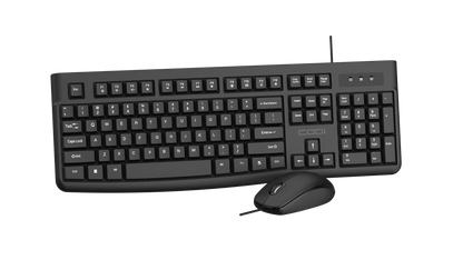 Wired USB-A Keyboard & Mouse Combo