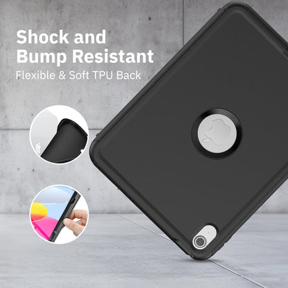 Protective Folio Case for iPad 10.9” (Gen 10), iPad 11” (A16)