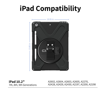 Rugged iPad 10.2" Case (9th, 8th, and 7th Generation)