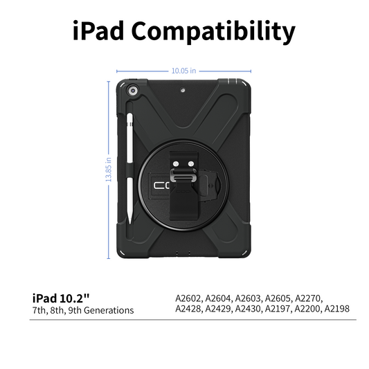 Rugged iPad 10.2" Case (9th, 8th, and 7th Generation)