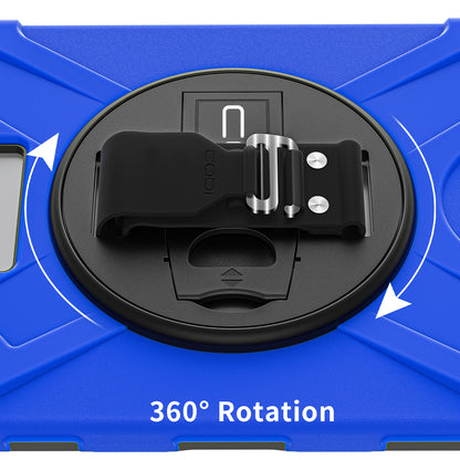 Rugged iPad 11" (A16)/iPad 10.9" (10th Generation) Case w/ Integrated Screen Protector - Blue