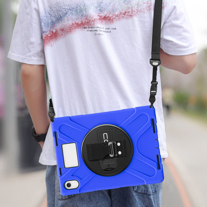 Rugged iPad 11" (A16)/iPad 10.9" (10th Generation) Case w/ Integrated Screen Protector - Blue