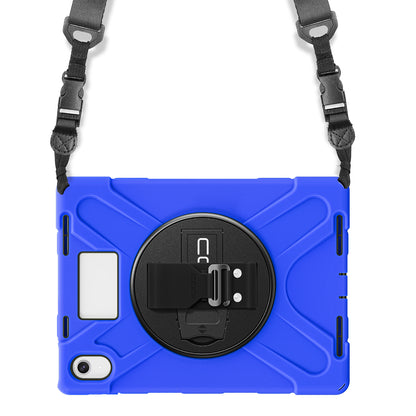 Rugged iPad 11" (A16)/iPad 10.9" (10th Generation) Case w/ Integrated Screen Protector - Blue