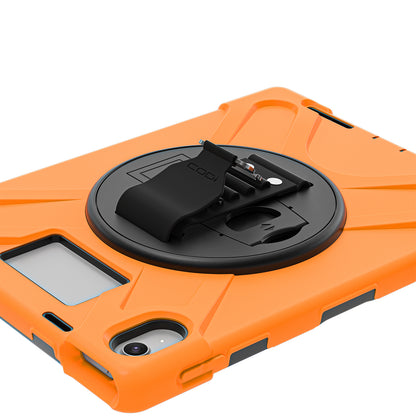 Rugged iPad 11" (A16)/iPad 10.9" (10th Generation) Case w/ Integrated Screen Protector - Orange