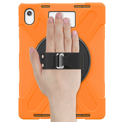 Rugged iPad 11" (A16)/iPad 10.9" (10th Generation) Case w/ Integrated Screen Protector - Orange