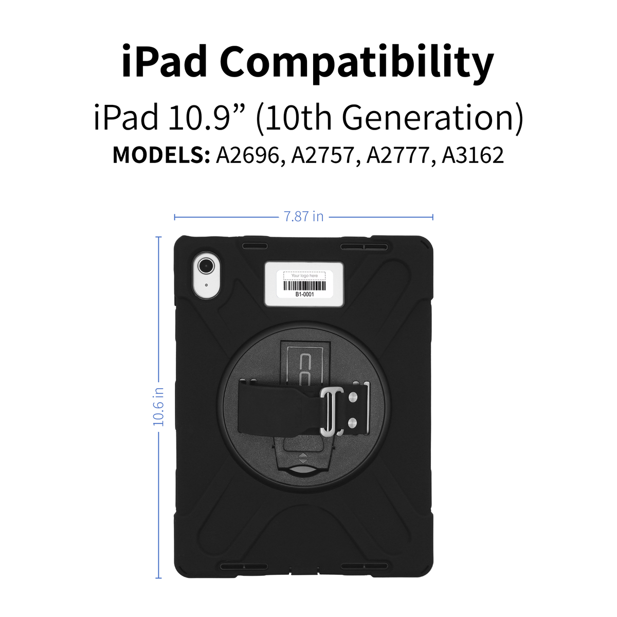 Custodia Rugged Folio di Logitech con tastiera per iPad (A16) - (IT Custodia Rugged Folio di Logitech con tastiera per iPad (A16) - (IT
