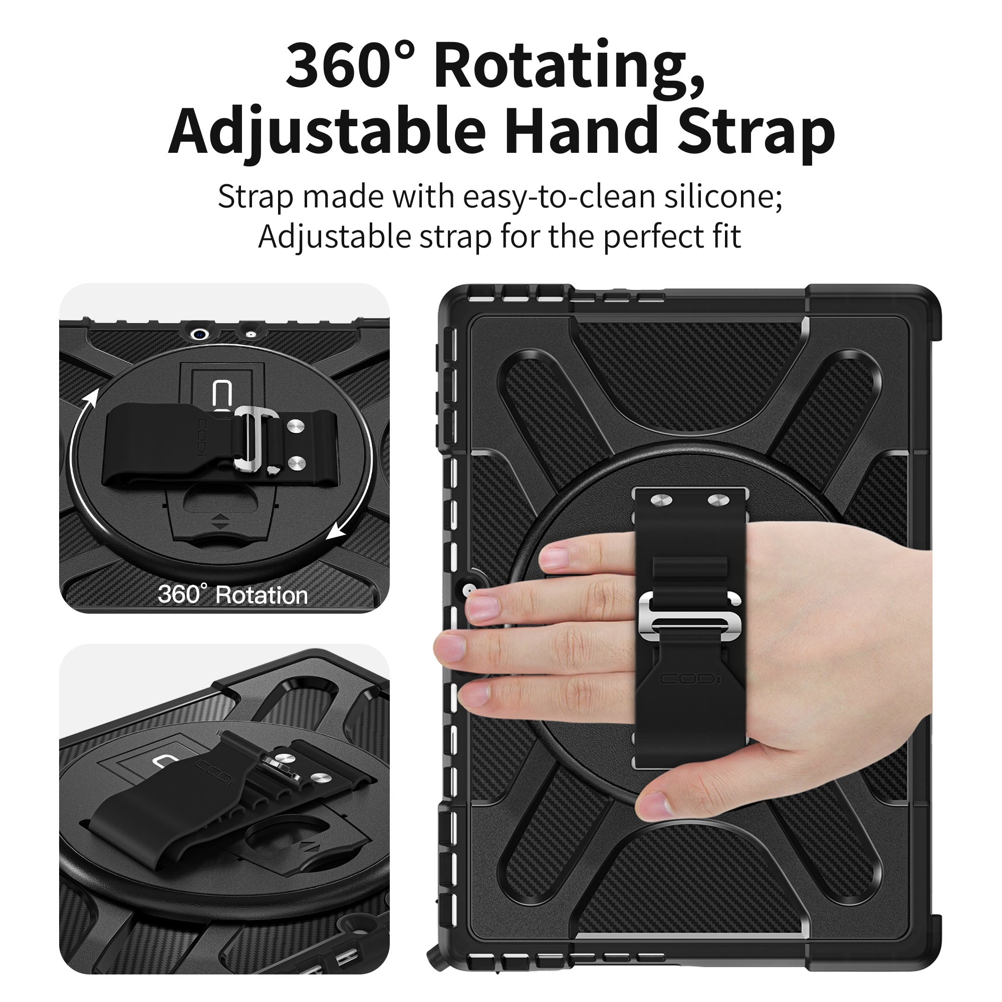 Rugged Case for MS Surface Pro 9/10/11, Snapdragon X Plus 10/11