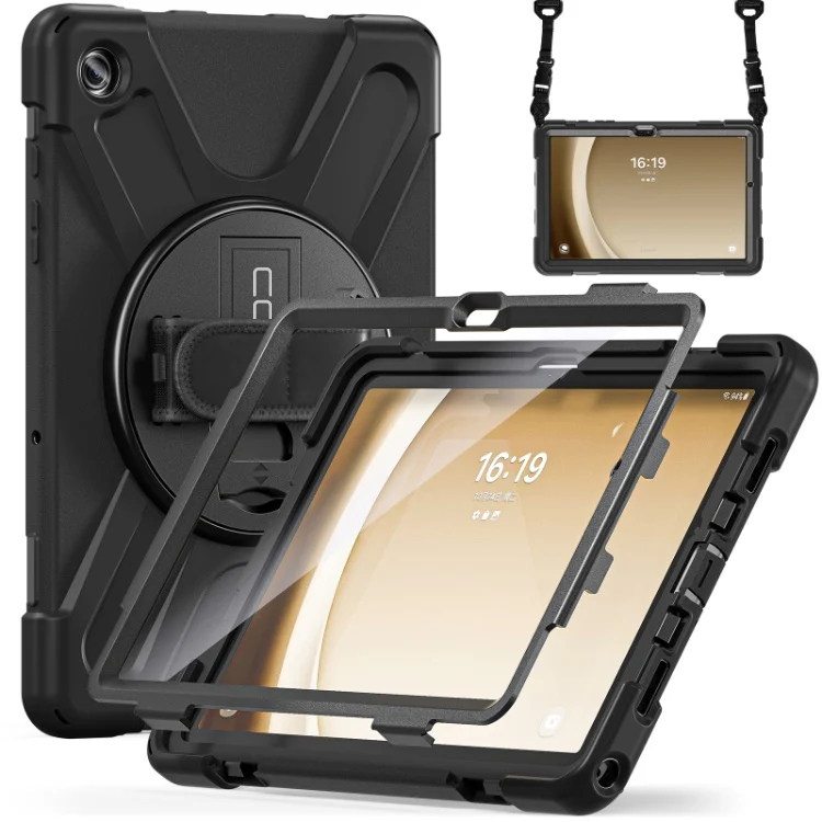 Rugged Samsung Galaxy Tab A9+ Case - Integrated Screen Protector