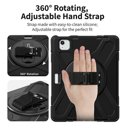 Rugged Case for iPad Air 11" (M2, M3), iPad Pro 11" (4th, 3rd, 2nd, 1st Generation), iPad Air 10.9" (5th, 4th Generation) w/ Integrated Screen Protector