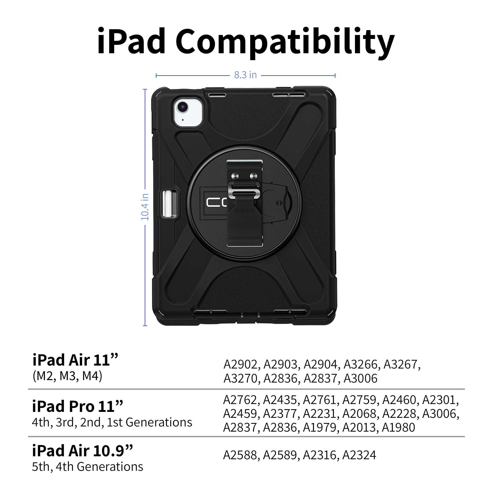 Rugged iPad Air & Pro 11