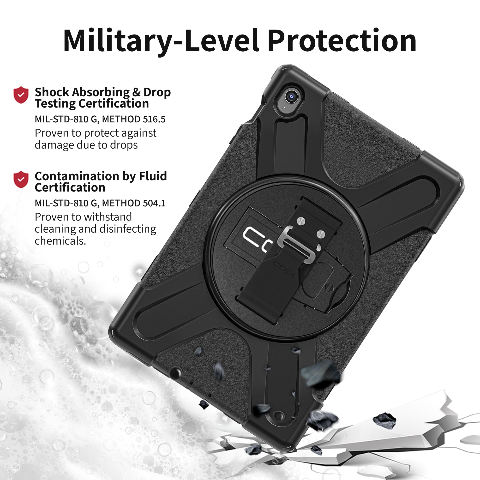 Rugged Samsung Galaxy Tab S10FE+ Case – 360° Protection – CODi