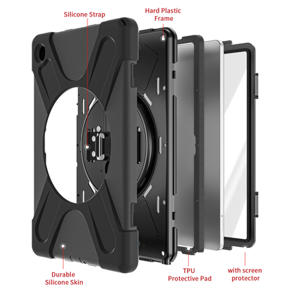 Rugged Samsung Galaxy Tab A11+ Case w/ Integrated Screen Protector