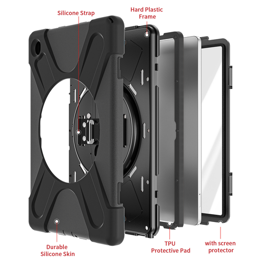 Rugged Samsung Galaxy Tab A11+ Case w/ Integrated Screen Protector