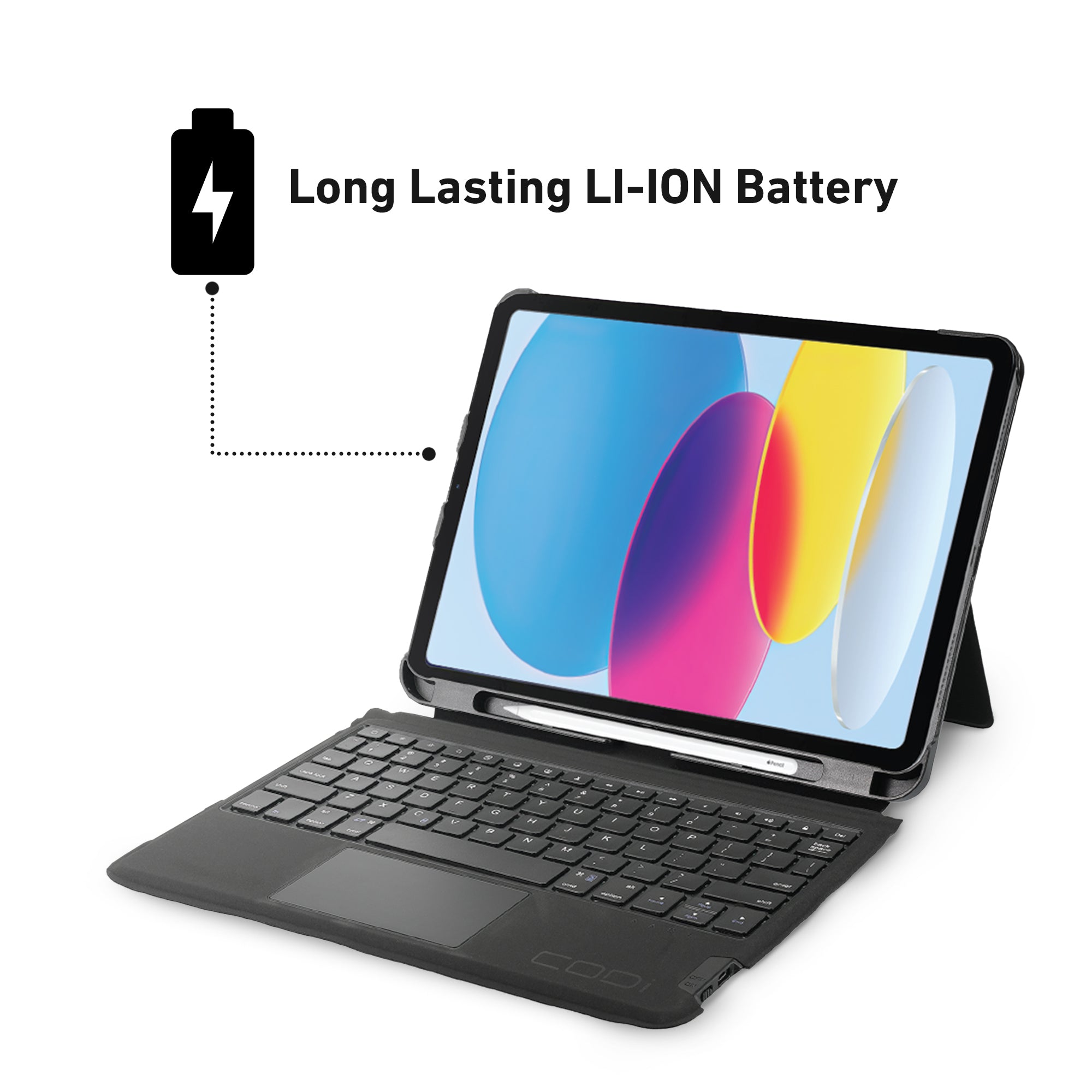 Bluetooth Keyboard Folio Case w/ Trackpad for iPad 10.9