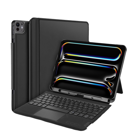Bluetooth Keyboard Folio Case w/ Track Pad for iPad Pro 11" (M4)