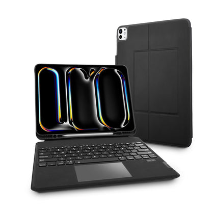 Bluetooth Keyboard Folio Case w/ Track Pad for iPad Pro 13" (M4)