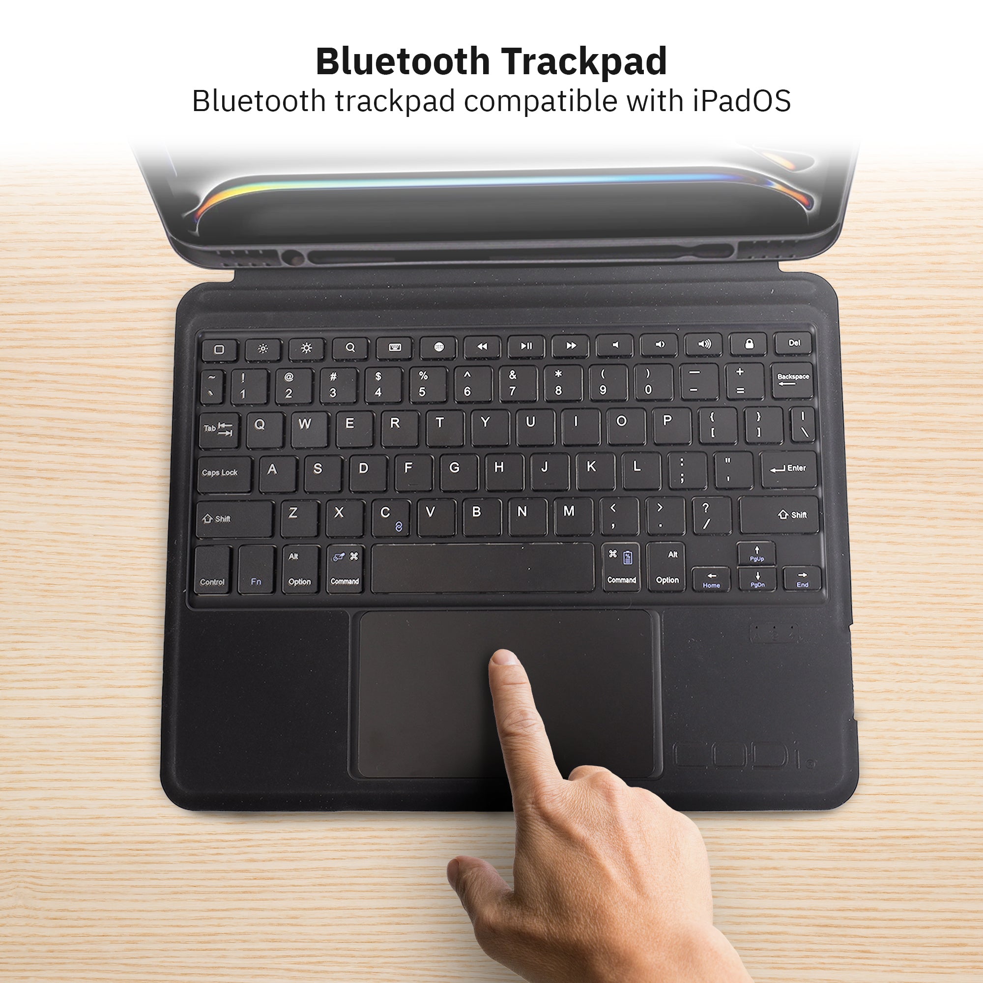 Bluetooth Keyboard Folio Case for iPad Pro 13