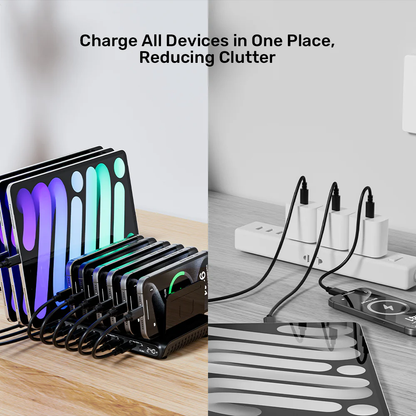10 Port USB-C Charging Station