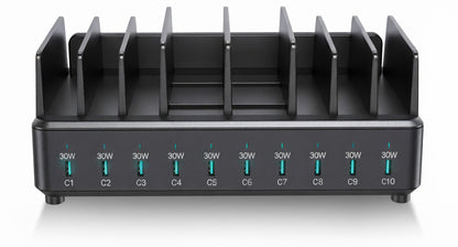 10 Port USB-C Charging Station