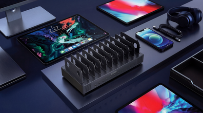 350W 10-Port USB-C Charging Station