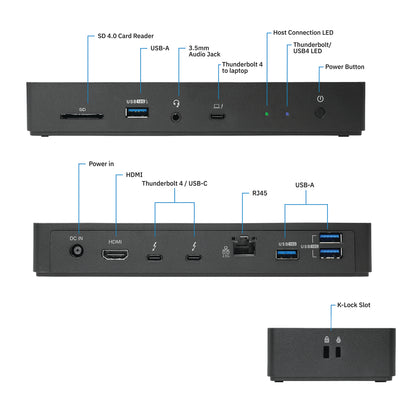 CentroT4 10-in-1 Thunderbolt 4 Docking Station