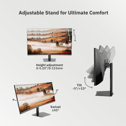 34" Ultrawide Curved USB-C Dock Monitor