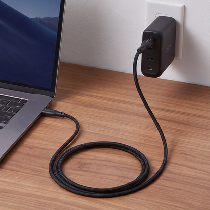 140W Portable Wall Charger with USB-C to USB-C Cable