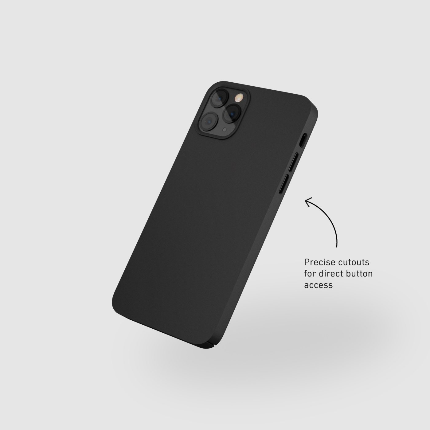 Magnetic iPhone 12 Pro Case - Black