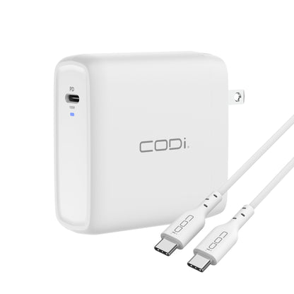 100W Wall USB-C Charger with USB2.0 EPR Braided Cable - CODi Worldwide