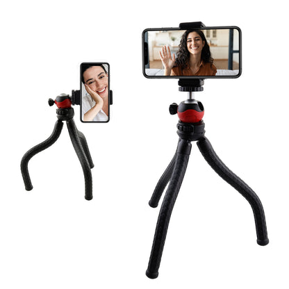 12" Flexible Desktop Tripod w/ Phone Clip - CODi Worldwide