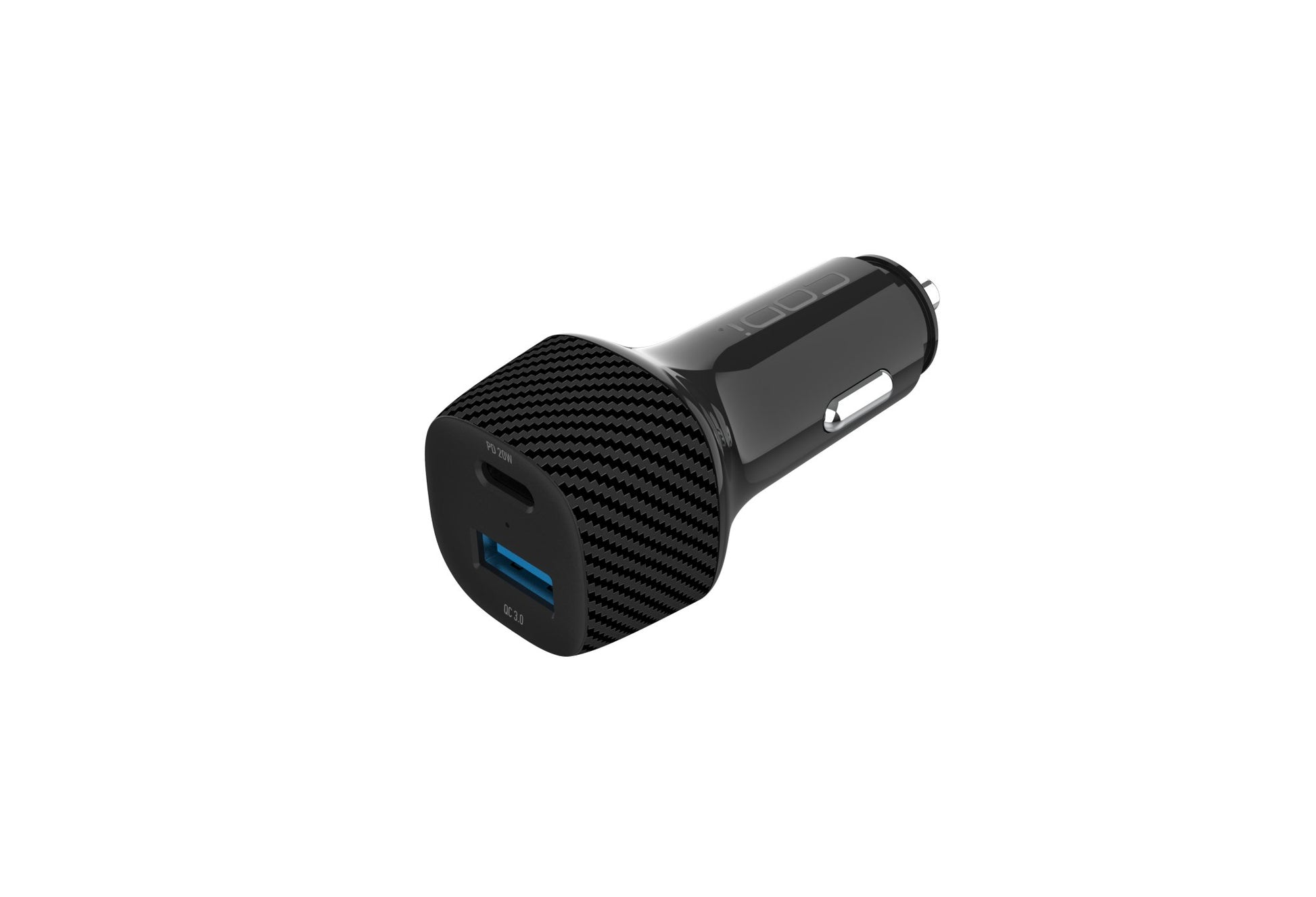 20W Dual Port Car Charger, USB-A & USB-C Outputs - CODi Worldwide