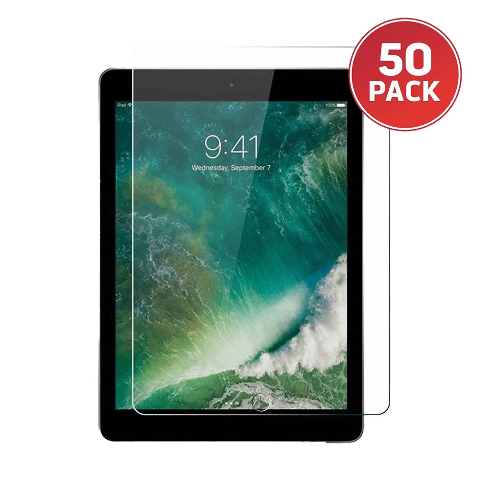 50 PACK - Tempered Glass Screen Protector for iPad 9.7" - CODi Worldwide