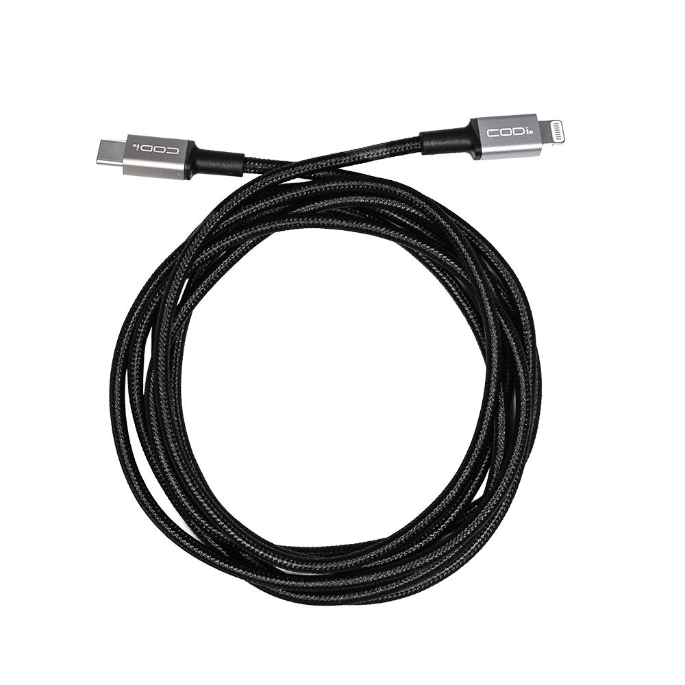 Cable USB a Lightning MFI Outdoor 1m Nylon Trenzado