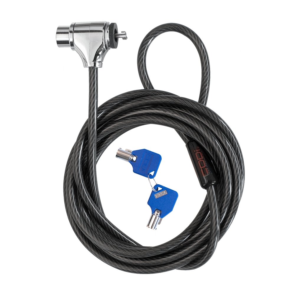 Key Surrender Cable 9-Pin Key Cable Lock w/ Two Keys: Pick-Resistant Security – CODi Worldwide