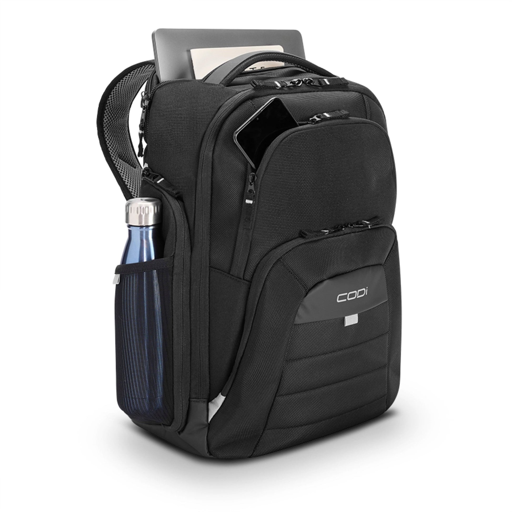 Ferretti Black Pro Sport Pack Laptop Backpack