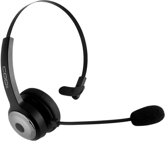 CLARO Bluetooth + Wireless Mono Headset w/ Integrated AI-Powered ENC Microphone* - AP - CODi Worldwide