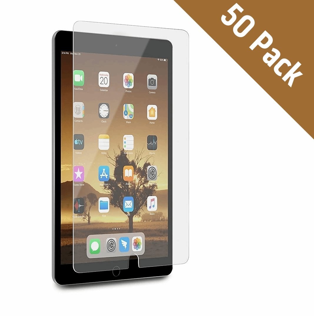 Tempered Glass Screen Protector for iPad 10.2" (9th, 8th, and 7th Generation) - Qty 50 - CODi Worldwide